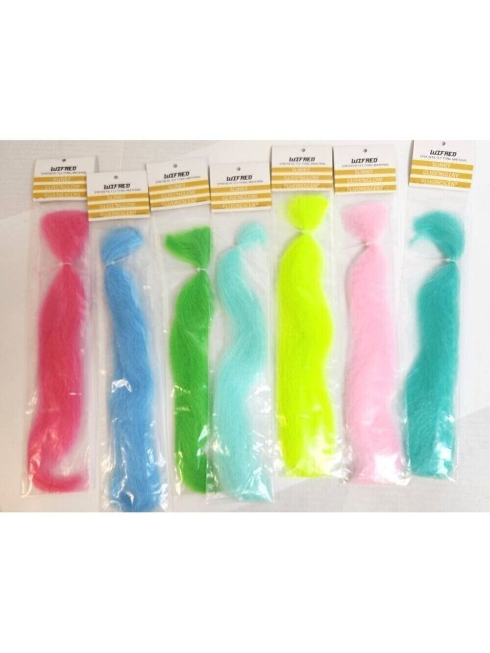 Wifreo Slinky Flash and Glow Synthetic  Flash and Glow Fishing, Crafts, Hair Dec